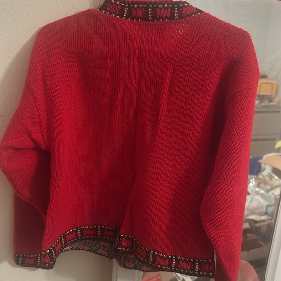 Cute Retro, Vintage Ruler School Class Sweater. Buttons are Rulers. Size 5-6 - Picture 3 of 6